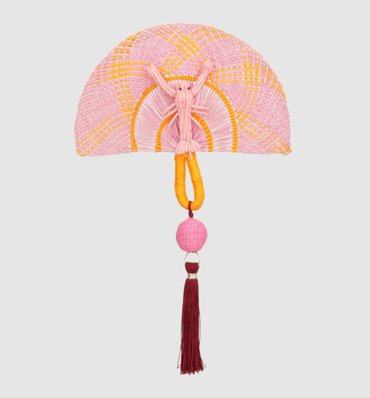 Pink Lobster Fun Fan
