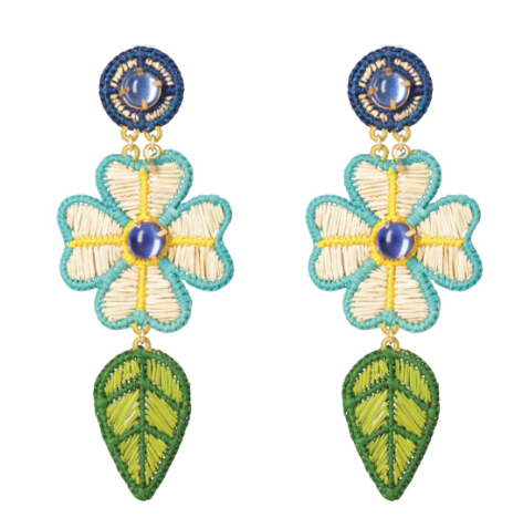 Wildflower Clip On Earrings