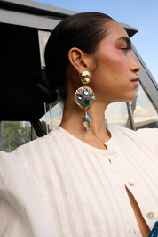 Esmeral Blue Earrings