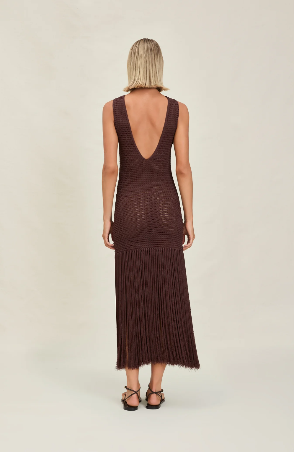 Leiza Mahogany Dress