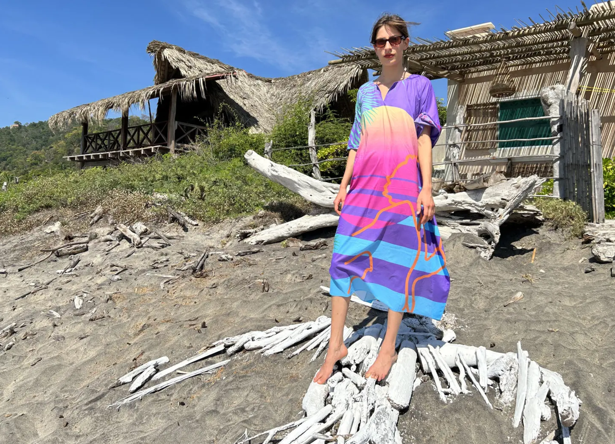 Summer Disco Night Kaftan