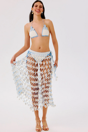 Baby Blue Maxi Skirt