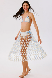 Baby Blue Maxi Skirt