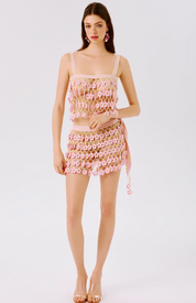 Baby Pink Mini Skirt