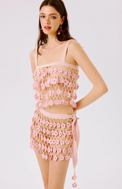 Baby Pink Mini Skirt