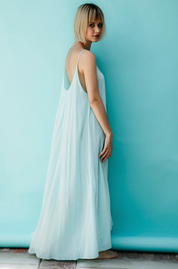 Ocean Low Back Maxi  Dress
