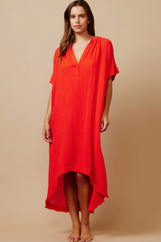 Dahlia Short Sleeve Caftan