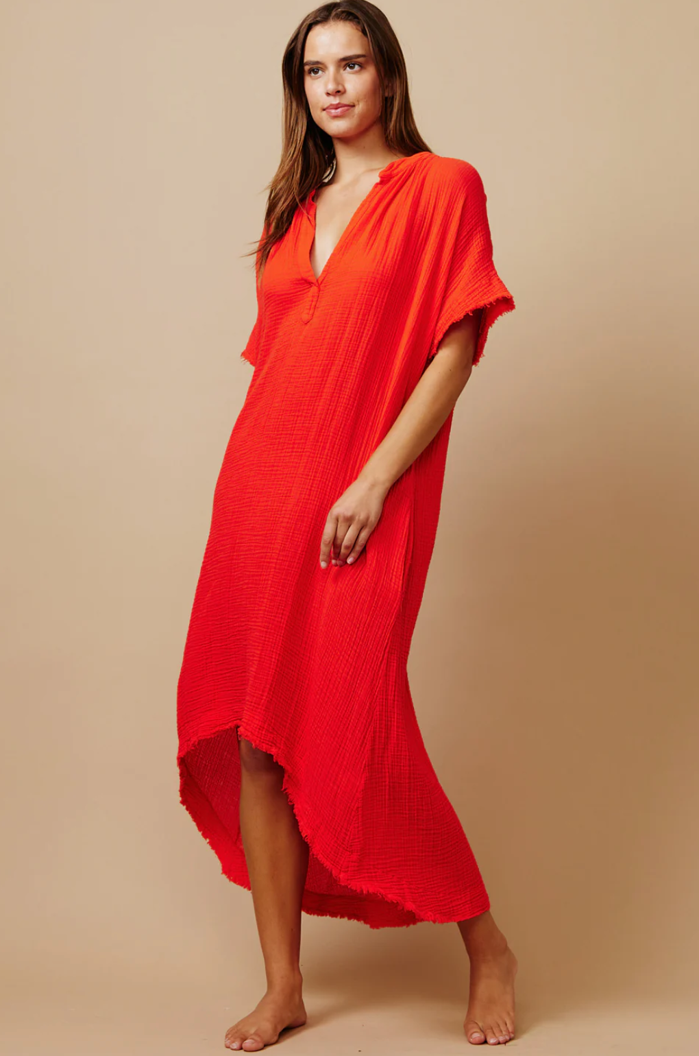 Dahlia Short Sleeve Caftan