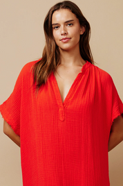 Dahlia Short Sleeve Caftan