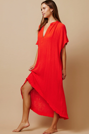Dahlia Short Sleeve Caftan