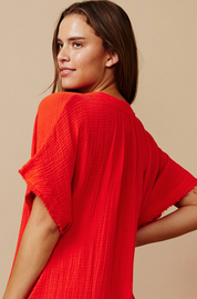 Dahlia Short Sleeve Caftan