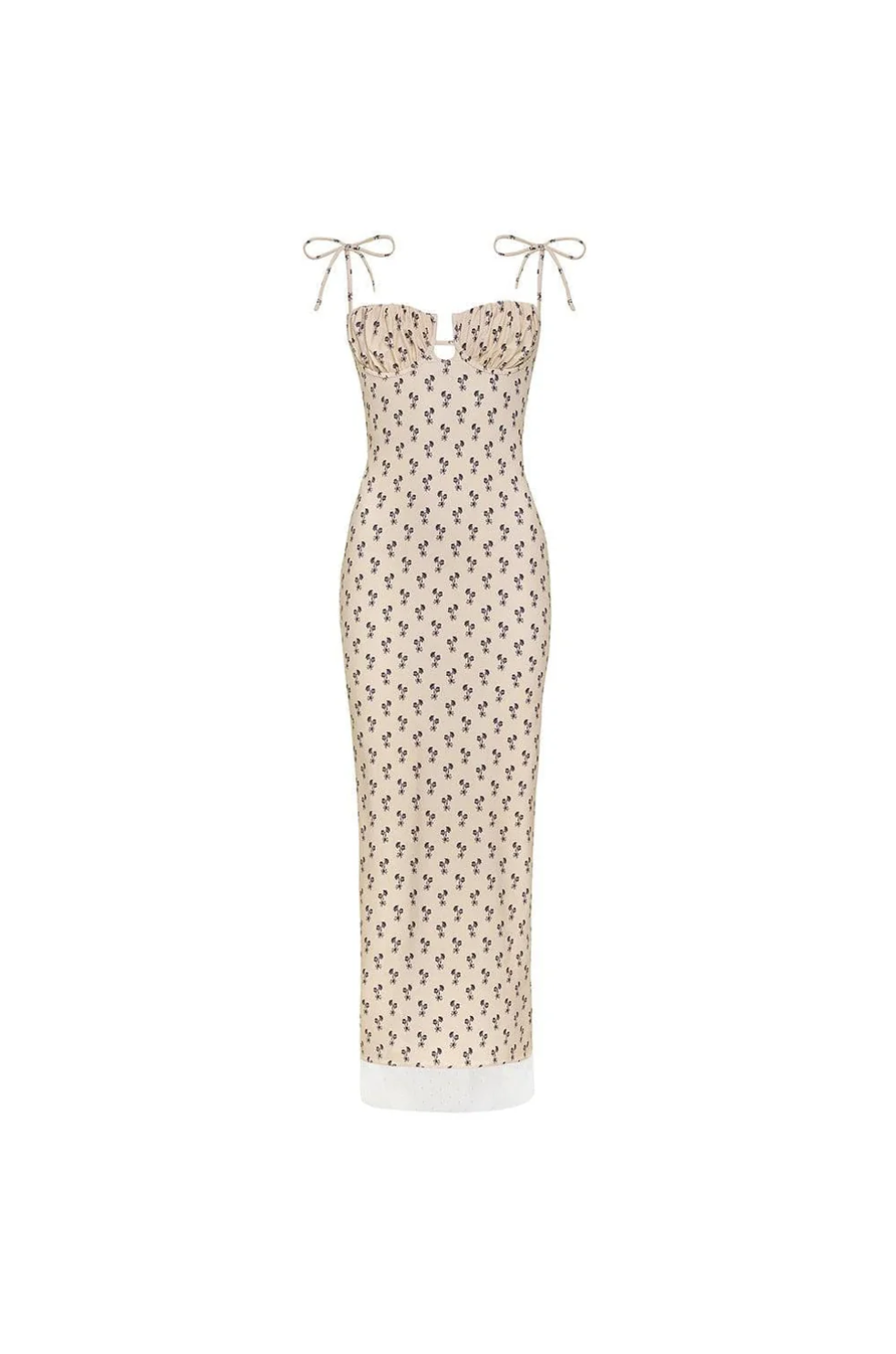 Petal Long Slip Dress