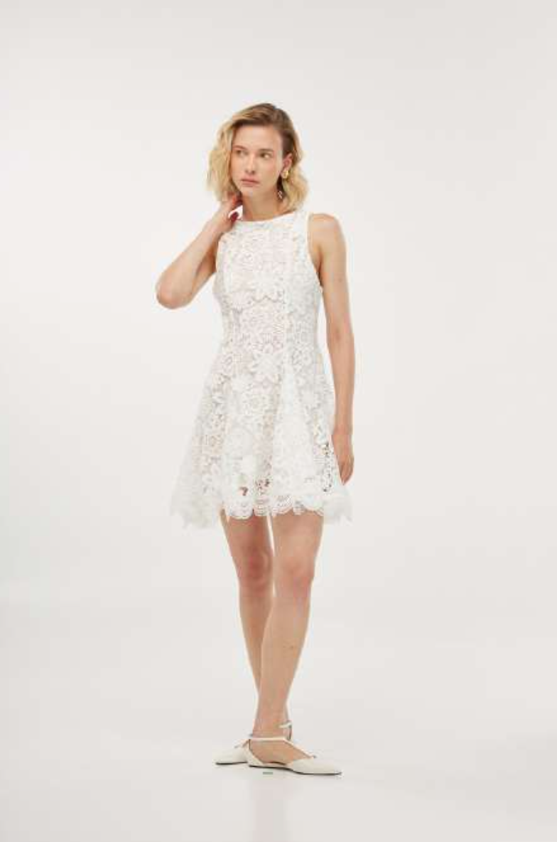 Eloise Mini White Dress