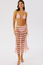 Baby Pink Maxi Skirt