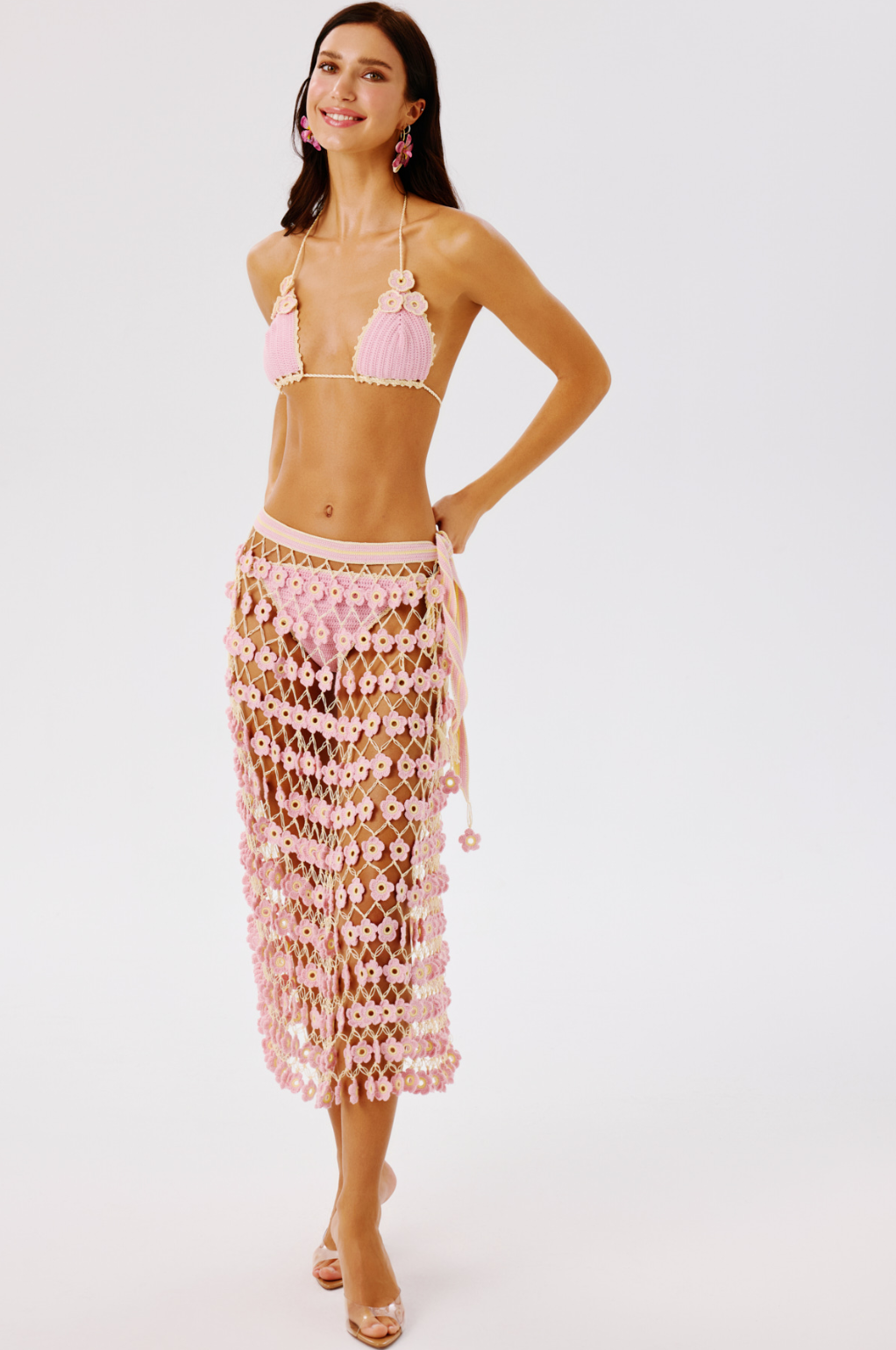 Baby Pink Maxi Skirt