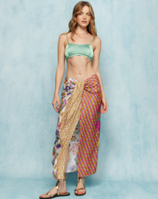 Luna Tie Front Skirt