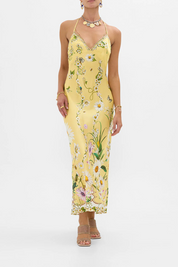 Chain Detail Slip Dress