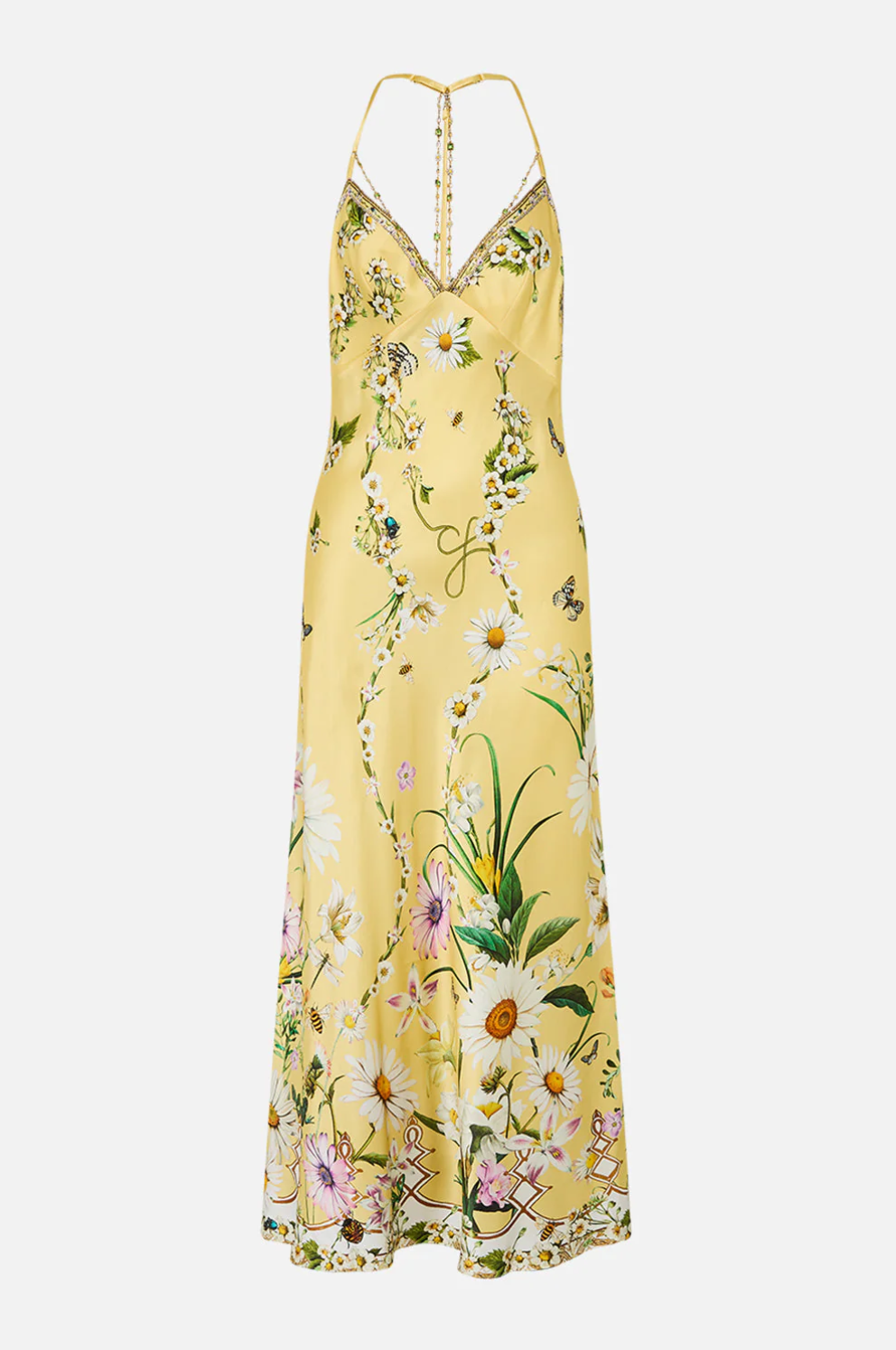 Chain Detail Slip Dress