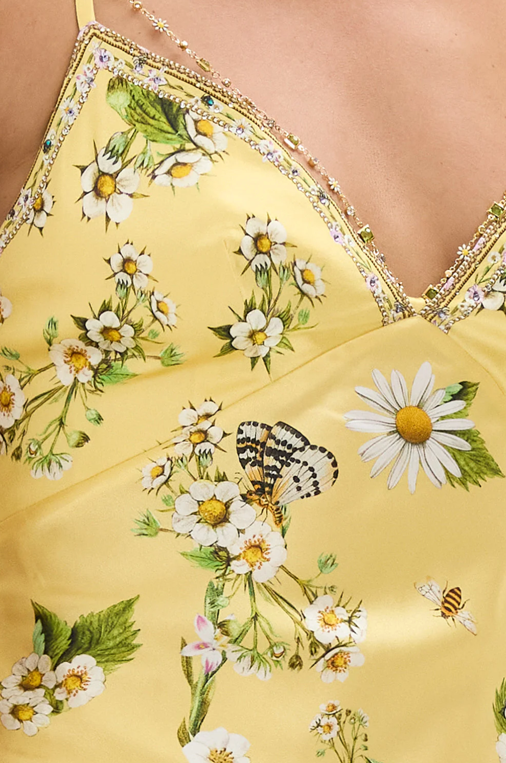 Chain Detail Slip Dress