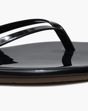 Square Lily Licorice Sandals