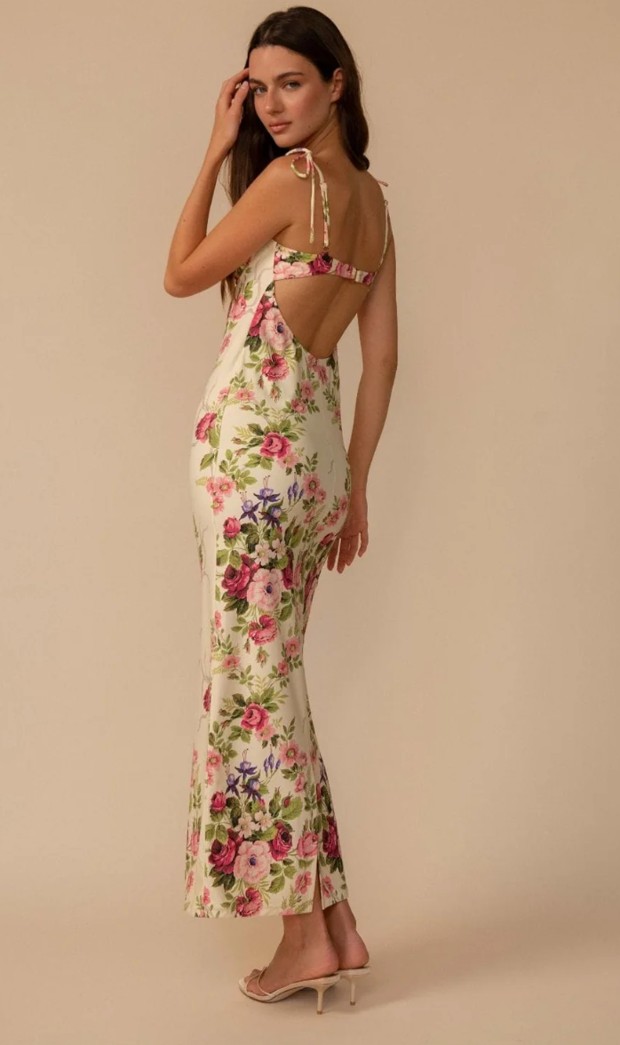 Bouquet Petal Long Dress