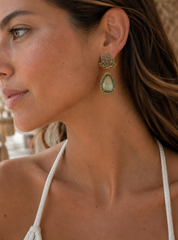 Maguey Gold Drop Jan Earrings