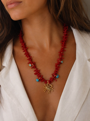 Centolla Coral Necklace