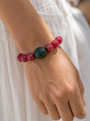 Agata Oval Verde Bracelet