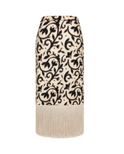Cream Fauna Wrap Skirt S