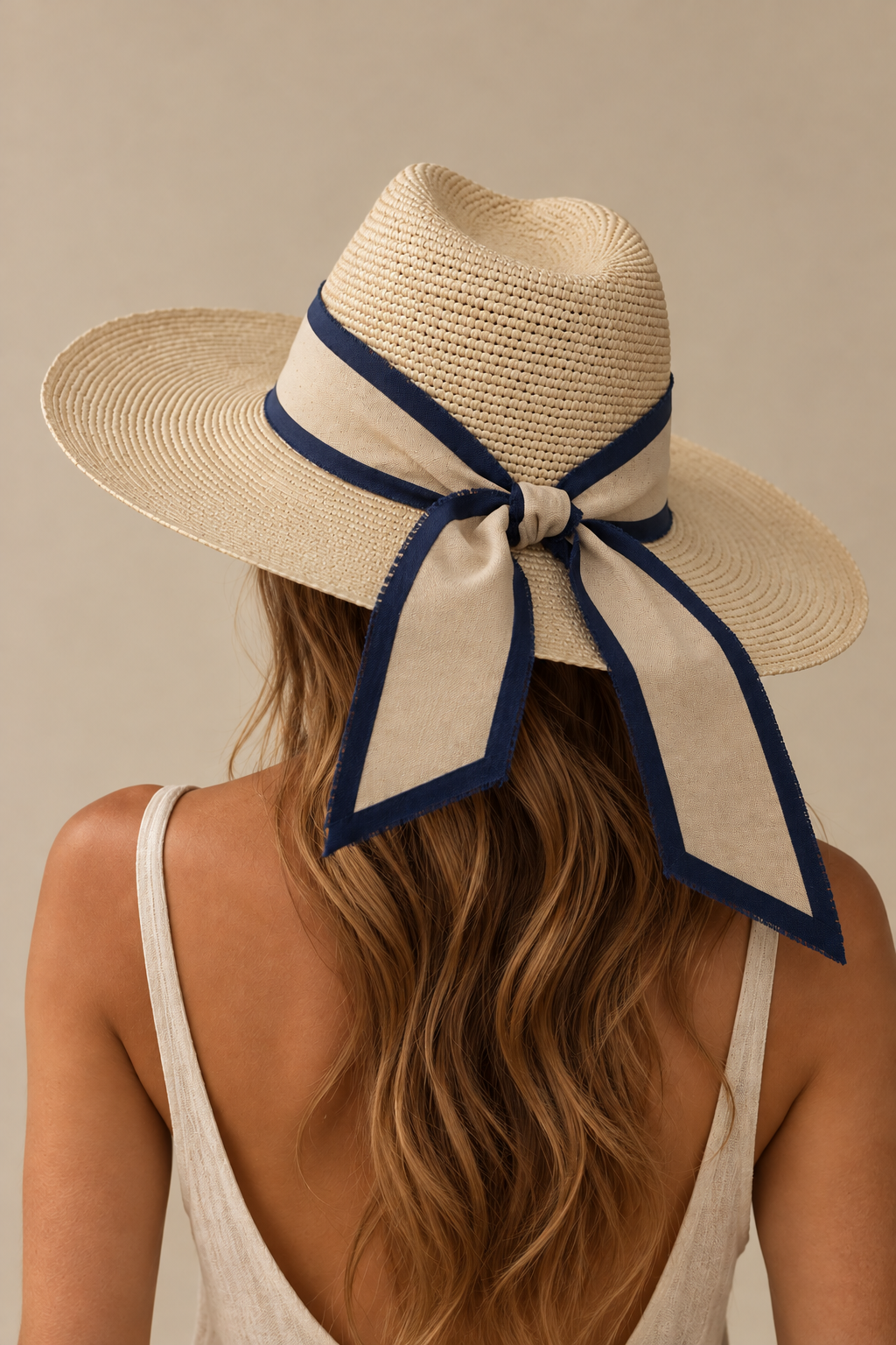 Genovesa Packable Natural  Hat