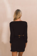 Madu Black Knit Bolero Cardigan