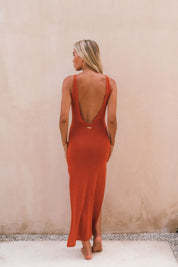 Buana Burnt Orange Dress