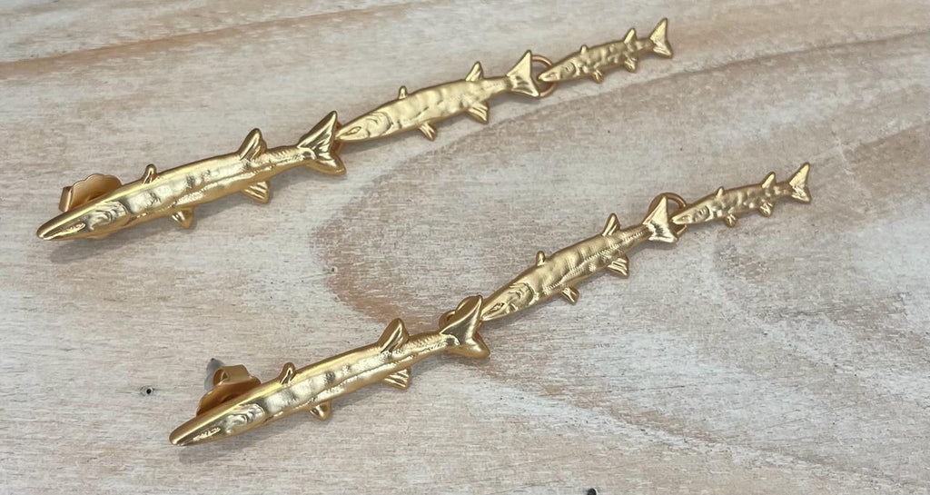 Barracuda Gold Earrings