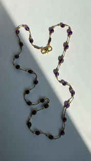 Large Igat Amethyst Necklace