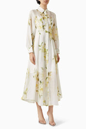 Harmony Draped Shirt Dress