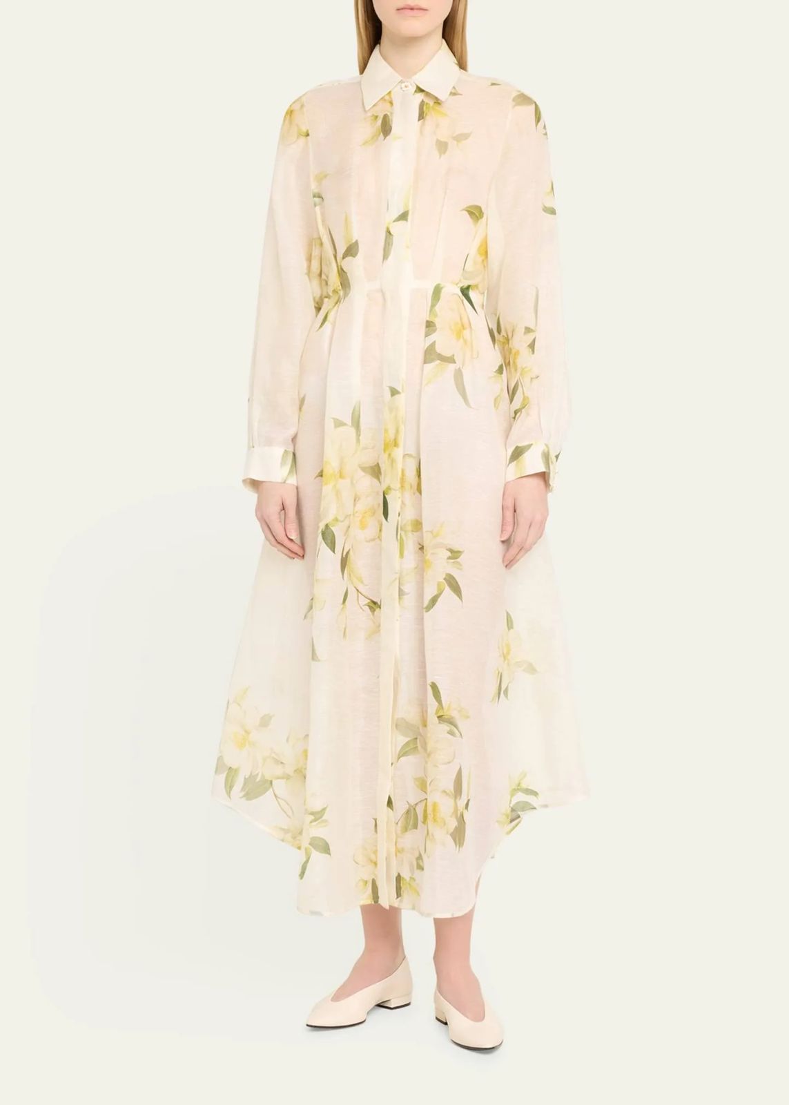 Harmony Draped Shirt Dress