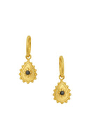 LAR006 Onix Drop Pendant Earrings