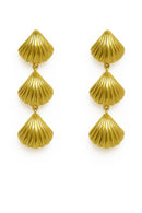 LAR013 Chandelier Seashell Earrings