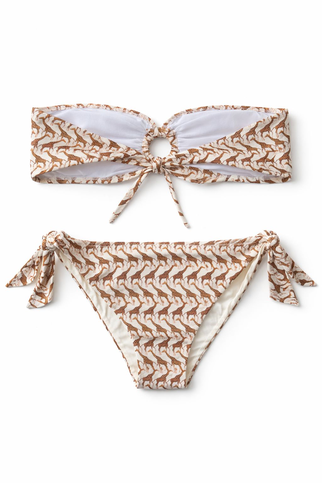 Jessy lycra giraffe bikini Set