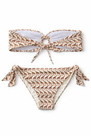 Jessy lycra giraffe bikini Set