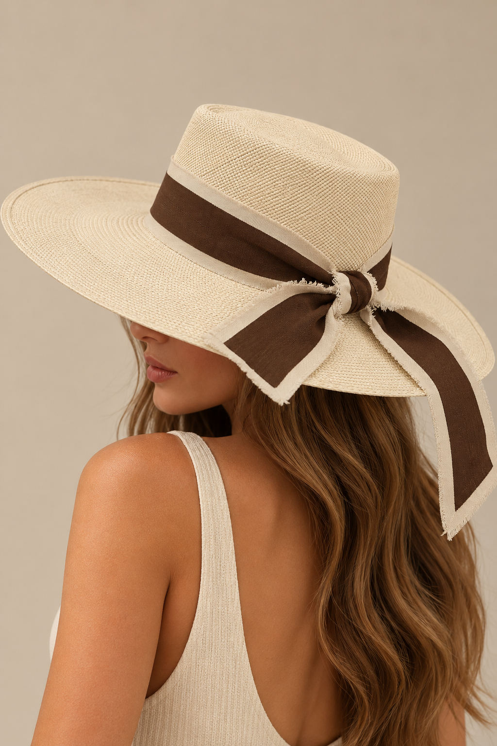 Clemente chocolate Wide Brim Hat