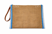 Vintage Burlap Arrecife Pouch