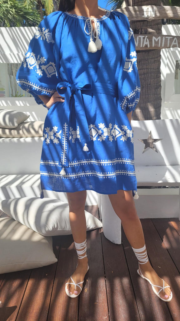 Byblos Serena Blue Kora Dress