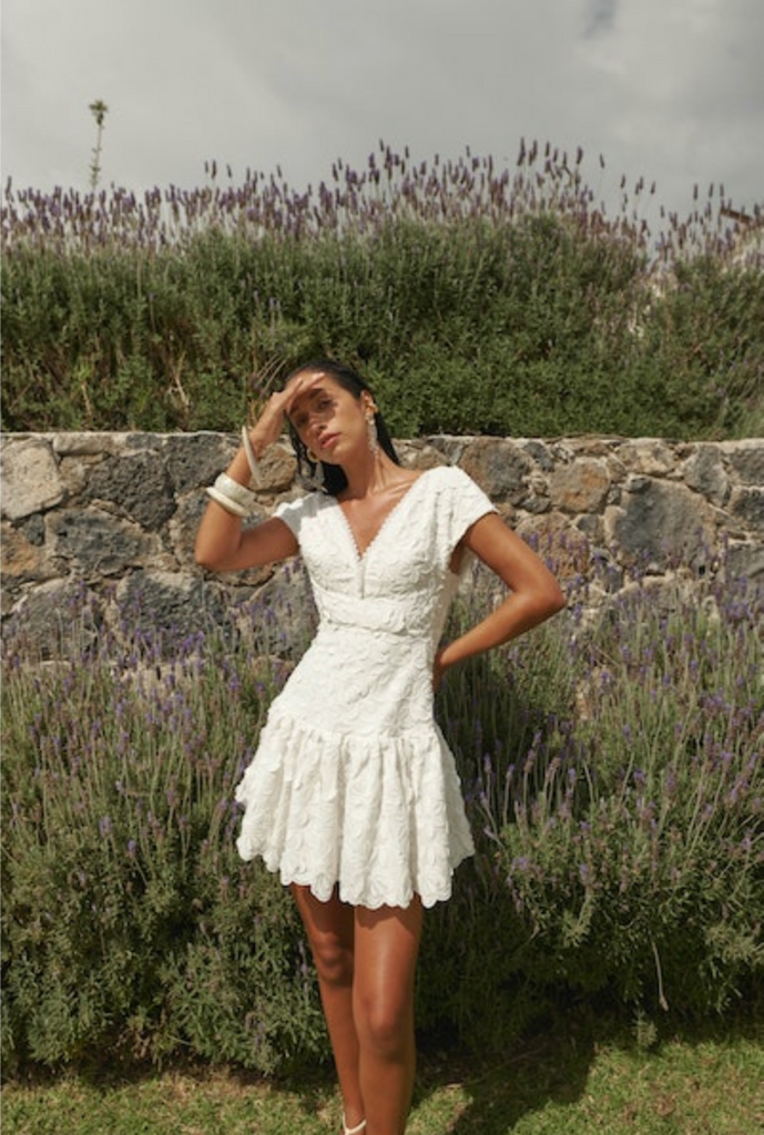 Cielito Lindo White Mini Dress