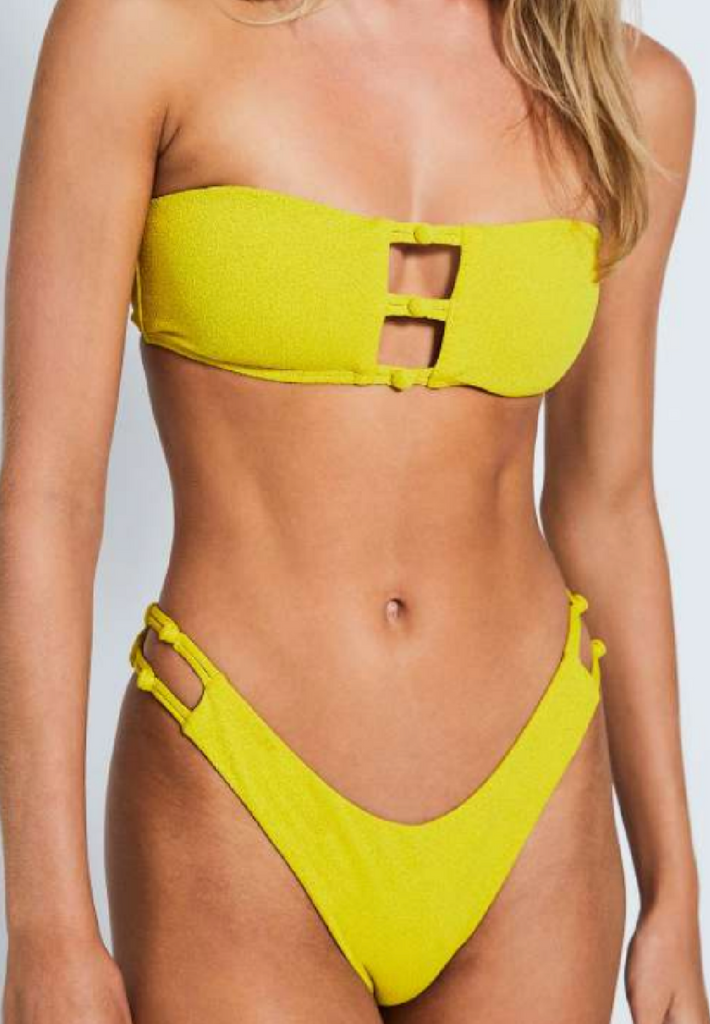 Citron Texture Bikini | Mita Mita Store