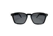 Deboss Polarized Black Sunglasses