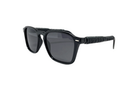 Deboss Polarized Black Sunglasses