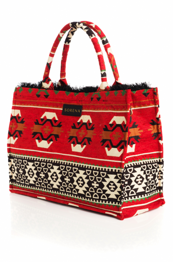 Knossos Tote Bag Red