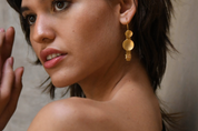 Golden Dolium Earrings