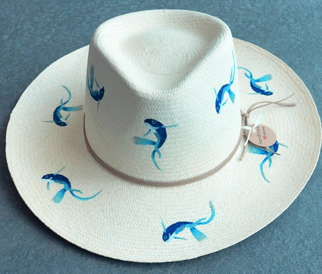 Woven Fish Sun Hat